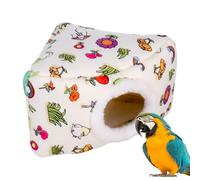 Generisch Snuggle - Sombrero de 9,45 x 5,51 pulgadas, nido de pájaros, nido de pájaros para jaula, Snuggle Huut Hammock, Shed Hut,for Parakeets Cockatiels Finches Outdoor Garden Patio Porch Backyard