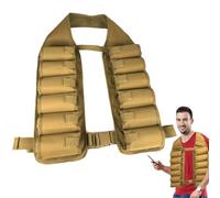 Generisch Soda Beverage Belt - Drink Vest Beverage Holder, Reusable Drinking Vest Beverages Holder Vests with 12 Pocket for Climbing, Hiking, Mountaineering, Travel, Camping, Beer DrinkingS Vests