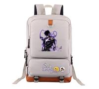 Generisch Solo Leveling - Mochila escolar para niños y niñas, artículo para fans de anime para la escuela y el tiempo libre, mochila infantil, Silver-i, 17Inch