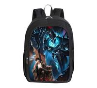 Generisch Solo Leveling Mochila Escuela Primaria - Diseño anime 3D Cómodo Tirantes Mochila Escolar Grande, Stlye-16, 16Inch
