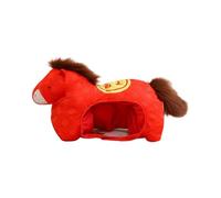 Generisch Sombrero de cabeza de animal - Gorro de peluche relleno ligero y cómodo, gran cubierta de juego de rol, accesorio de estilo mascota teatral | Para festival de celebración drama