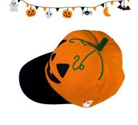 Generisch Sombrero de calabaza de Halloween - Gorra de béisbol de disfraz, accesorios divertidos para niños, viajes diarios de otoño, festival de vacaciones, celebraciones, desfile, truco o accesorio