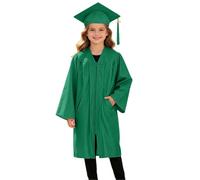 Generisch Sombrero de Doctorado Kiner Graduación Sombrero Talar Académico Con Sombrero Graduación Talar Universidad Regalos Para Los Graduados Y Graduados Universitarios, O Verde, 33 cm