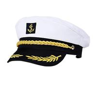 Generisch Sombrero de marinero - Sombrero de marinero ajustable retro | Accesorio para hombre para barco, crucero, vela y festival náutico de