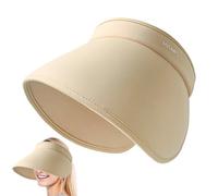 Generisch Sombrero parasol - Gorra de seda de hielo, visera parasol transpirable, gorro de verano para playa, gorro de playa al aire libre | Sombrero parasol de seda de hielo SPF 50, gorra protectora