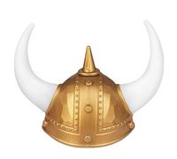 Generisch Sombrero pirata para mujer, disfraz de sombrero de diablo con cuernos de toro, perfecto para espectáculos de Halloween, fiestas de disfraces y carnavales. (oro rosa, talla única)