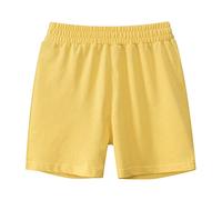 Generisch Sommer Kleinkind Jungen Shorts Einfarbig Shorts Casual Outwear Mode Für Kinder Kleidung (Yellow, 2-3 Years)