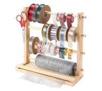 Generisch Soporte de cinta, expositor | organizador de bobinas | para cinta adhesiva de ganchillo, tijeras, papel de regalo, costura, sala de manualidades, floristería, arte