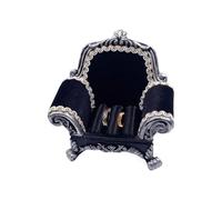 Generisch Soporte de de boda - 1 12 resina negra sofá en forma vintage organizador de joyas | vitrina de | para pendientes, propuesta de matrimonio, de novia, novio, ocasiones