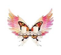 Generisch Soporte de Esquina de | Angel Wings Corner Shelf | alas de ángel de Madera exhibición de Soporte de Esquina | Boho Home Wall Decor | Estante de Almacenamiento para Juguetes, Plantas