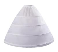Generisch Soporte de falda vestido de novia de gran tamaño cuatro espigas de acero soporte Cos Diffuse Exhibition Support, Blanco, talla única