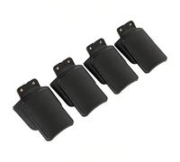 Generisch Soporte de licencia de guardabarros trasero compatible con Ninebot MAX G3, carcasa de plástico reflectante, base de placa de seguro para scooter eléctrico, accesorios de repuesto de alta