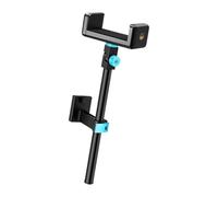 Generisch Soporte de luz de pesca de aleación de aluminio con abrazaderas. Soporte flexible para luz de pesca para fijar de forma segura a cualquier soporte de caja de pes
