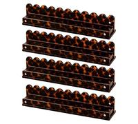 Generisch Soporte de mahjong curvado con deslizadores, 4 unidades de soporte acrílico con deslizadores magnéticos, estantes de acrílico Mahjong | Para el hogar, vacaciones, mesa de juego,