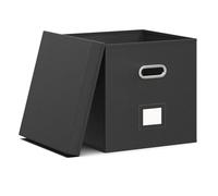 Generisch Soporte de registro, resistente al agua, apilable con tapa, cráticos de almacenamiento para viajes, música, estudio, fotografía