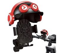 Generisch Soporte de teléfono móvil para motocicletas | Con parasol y soporte para casco, accesorios de bicicleta para videotelefonía GPS navegación entretenimiento al conducir y viajes por carretera