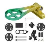 Generisch Soporte frontal de ordenador para bicicleta, soporte para velocímetro resistente, accesorio de ciclismo, perfecto para seguimiento de datos, trail de conducción nocturna y viajes de larga