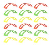Generisch Soporte individual para taco, incluye soporte, 18 unidades, tortilla de colores, para cocineros caseros, creador de contenidos, cena, fiesta, fiesta familiar, cumpleaños, juego deportivo