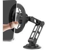 Generisch Soporte magnético para coche, rotación de 360 grados, plegable, brazo robótico, soporte magnético para teléfono móvil, para SUV, sedán, coche, interior, viaje, navegación, mujeres y hombres