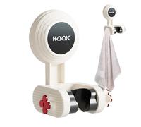 Generisch Soporte para alcachofa de ducha - Soporte de ducha de mano con fuerte succión | Accesorios de baño para decoración del hogar, colgador de ducha ajustable para mampara de ducha, puerta