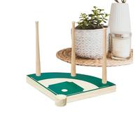 Generisch Soporte para anillos de béisbol, de almacenamiento para joyas y accesorios deportivos, de madera, para presentación y exhibición, para de Navidad, habitaciones, amigos, mujeres