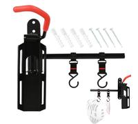 Generisch Soporte para bicicletas montado en la pared, gancho de almacenamiento robusto, gancho vertical para colgar, para familia, amigos, bicicletas, pared, garaje, hogar, sala de estar