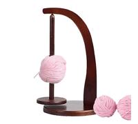 Generisch Soporte para bobinas de hilo de madera, soporte para hilo de coser, dispensador de hilo colgante para ganchillo y tejer