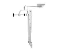 Generisch Soporte para buscador de peces, altura ajustable y marco de aluminio giratorio 360°, aprox. 28 x 47 x 70 cm, 1,5 kg, montaje universal para barco, kayak, consola, popa y