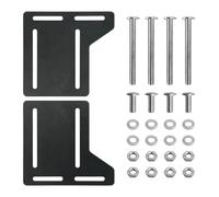 Generisch Soporte para cabecera | 2 adaptadores resistentes con material de fijación | Extensión de marco de cama, para casa, pared, cueva, reposapiés, muebles, dormitorio, dormitorio