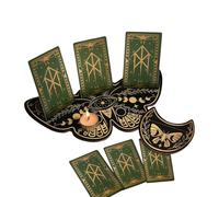 Generisch Soporte para cartas del tarot - Accesorios para altares de madera estéticos - Juego de cartas de tarot soporte de exposición, para oficina, habitación, escritorio, adivinación