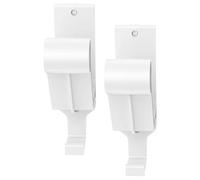Generisch Soporte para casco de motocicleta, 2 unidades con ganchos, colgador para casco de motocicleta, para almacenamiento, presentación, pared, chaquetas, sombreros, mochilas, abrigos, ropa, bolsos