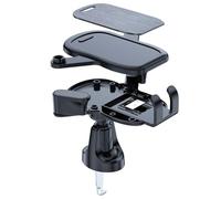 Generisch Soporte para coche, rejilla de ventilación universal de 3,74 pulgadas, ABS estable de 360 °, seguro, conector triángulo de mano por gravedad, práctico para comportamiento de navegación