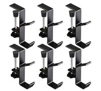 Generisch Soporte para corona, 6 unidades de ligueros para repisa de chimenea, ajustable, 2 en 1, ganchos resistentes para guirnaldas y decoración navideña en casa, en la puerta, cocina, dormitorio