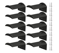 Generisch Soporte para cowboy, colgador autoadhesivo de 10 piezas, organizador montado en la pared para sombreros occidentales, para casa, garaje, pasaje de puerta, dormitorio, entrada, pasillo