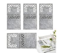 Generisch Soporte para Cubiertos de Navidad, Cuchillo de Navidad y Tenedor, para Cubiertos de Navidad para Bodas rústicas, decoración de Mesa, 20 x 10 cm