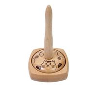 Generisch Soporte para , dispensador de de madera giratorio con base antideslizante y soporte, gestor de , para principiantes de ganchillo, adultos, costura, accesorios de
