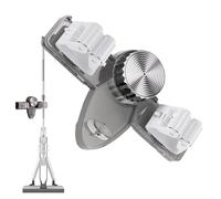 Generisch Soporte para escobas con - ABS estándar 1 pieza 19 x 7,8 x 5,3 cm duradero | Clip de fregona con almacenamiento de agarre, estante de herramientas, organización, fácil acceso |