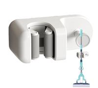 Generisch Soporte para escobas de pared, colgador autoadhesivo para herramientas, soporte para escobas autoadhesivo, para toalla, pala, cepillo, bola de baño, hogar, garaje, cocina, jardín, hotel