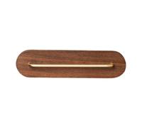 Generisch Soporte para filtro de café en forma de cono, madera y metal, 14 x 3,5 cm, dispensador de papel de pared, dispensador de filtro de café montado en la pared para mostrador de cocina, bar café