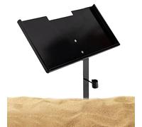 Generisch Soporte para marcar tumbas - Soporte conmemorativo duradero de metal | Soporte para lápidas de 12 x 6 pulgadas para jardín, patio y cementerio | No se desvanece, fácil montaje, robusto
