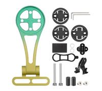 Generisch Soporte para ordenador de bicicleta, soporte para manillar delantero para ordenador de bicicleta, accesorio de bicicleta para grabación de datos, conducción nocturna, trail