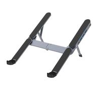 Generisch Soporte para portátil | Soporte de refrigeración de aleación de aluminio ventilado para tabletas con concentrador USB - Soporte plegable para ordenador portátil | para casa, oficina, viajes