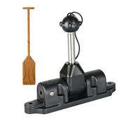 Generisch Soporte para remo para kayak, soporte antideslizante de aleación de aluminio, montaje en riel para canoas, yates, botes de goma, pesca, lagos, ríos, exteriores, accesorios para barcos