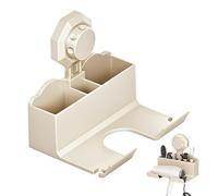 Generisch Soporte para secador de pelo para cuarto de baño, soporte para secador de pelo, soporte para secador de pelo, soporte para secador, aluminio, cuencos de baño, sistemas de almacenamiento de