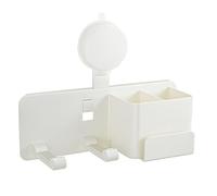 Generisch Soporte para secador de pelo | Soporte de almacenamiento para ahorrar espacio - Soporte para rizador | Adecuado para ducha hogar hogar perfume peine cepillo de dientes pasta de dientes
