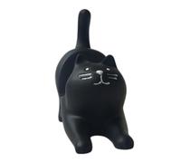 Generisch Soporte para smartphone con gato - Soporte elástico para teléfono móvil | Animal lindo gato soporte | Estatua de gato elástica de resina artesanal Cat Desk Phone Cradle Ornament for Cat