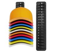 Generisch Soporte para sombreros | Montaje en pared - Sostiene Hasta 10 Guardianes Y Gorras de Béisbol, Para Sala de Estar Armario Puerta Dormitorio