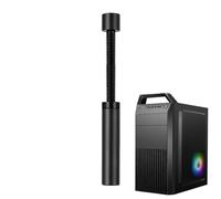 Generisch Soporte para tarjeta gráfica GPU - Soporte anticaída de aluminio con base magnética | Diseñado para pequeñas carcasas ITX y mini PC | Fijación segura y fácil instalación