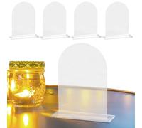 Generisch Soporte para tarjetas de lugar, 5 unidades, sin etiquetas, soporte para etiquetas de nombre, decoración de mesa, para bodas, bufés, , catering, restaurantes, reuniones