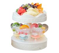 Generisch Soporte para tartas para , expositor giratorio automático, placa giratoria para tartas y postres, para pan, chocolate, dulces, celebraciones, cumpleaños, , bares, cafeterías